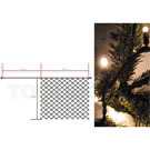 Lysnet med 200 dioder, 1,5x1,5 meter  