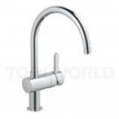 Grohe Flair Køkkenarmatur med C-tud, flexslange og omløber, forkromet