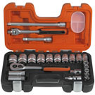 Topnøglesæt i tommer - S240AF 1/2" , 24 dele Bahco 