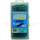 EXPANDET Superpløk Rawplugs Plugmix 5, 6 og 8mm. i æske 100 stk.