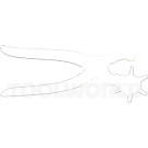 Hulnittetang 220 mm, 6 piber  