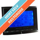 Vejrstation med vindmåler, regnmåler & PC-software, trådløs/radiostyret VENTUS W831
