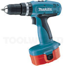 Akku Slagboremaskine, 2×18 Volt NiCd Makita 8390DWAE