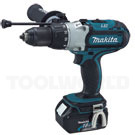 Akku Slagbore-/skruemaskine, 18 Volt Li-ion Makita BHP451RFE