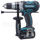 Akku Slagbore-/skruemaskine, 18 Volt Li-Ion Makita BHP454RFE