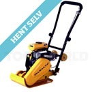Masalta Pladevibrator model 50 - med Masalta motor, 2,5 HK