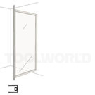 Gulv- og loftstøtte 270cm, natur Ifø Solid