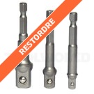 Adapter til bore-/skruemaskine - 3 stk. ProBuilder 