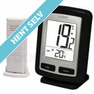 La Crosse Technology WS9009IT, Sort Termometer med ekstra stort display, trådløs