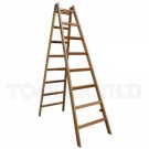 Jumbo Proff Wienerstige massiv fyrtræ 2x8 trin 2,15 meter