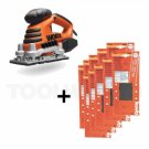 WORX Rystepudser 220 Watt + 100 stykker KWB slibepapir