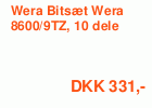 Wera Bitsæt Wera 8600/9TZ, 10 dele 
