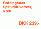 Peddinghaus Splituddriversæt, 6 stk.