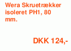 Wera Skruetrækker isoleret PH1, 80 mm.