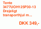Tente Drejeligt transporthjul med bremse, nylon