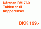 Kärcher RM 760 Tabletter til tæpperenser