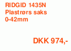 RIDGID Plastrørs saks