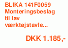 BLIKA Monteringsbeslag til lav værktøjstavle, 940 mm