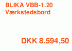 BLIKA VBB-1.20 Værkstedsbord