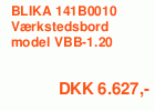 BLIKA Værkstedsbord model VBB-1.20