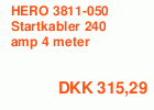 HERO Startkabler 240 amp 4 meter