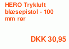HERO Trykluft blæsepistol - 100 mm rør