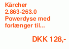 Powermundstykke med forlængerrør