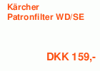 Kärcher Patronfilter Filter til tæpperenser