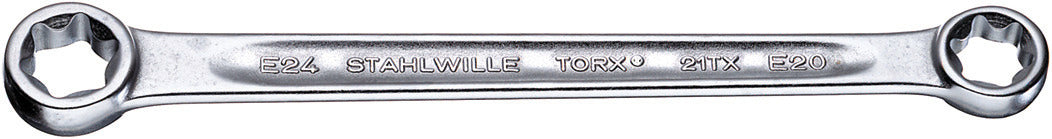 21TX dobbeltringnøgle TORX® E20 x E24