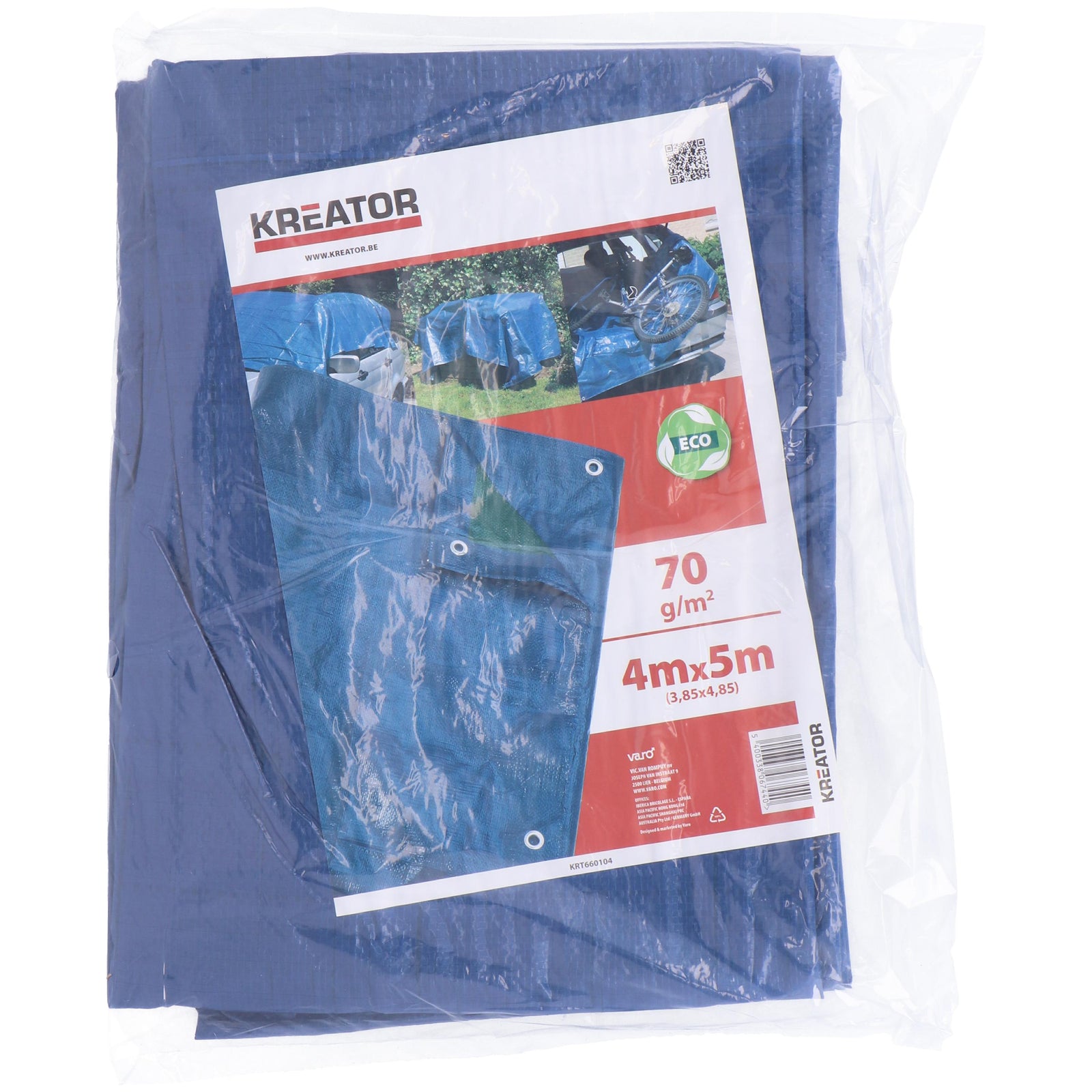 Presenning blå 4x5 m 70 gram