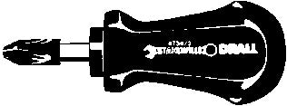 DRALL® 4734 skruetrækker PH2, 25 mm