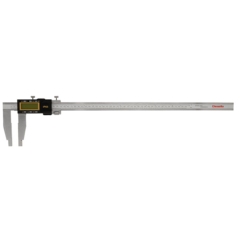 IP65 digital værkstedsskydelære 0–1000 × 0,01 mm med kæbelængde 150 mm