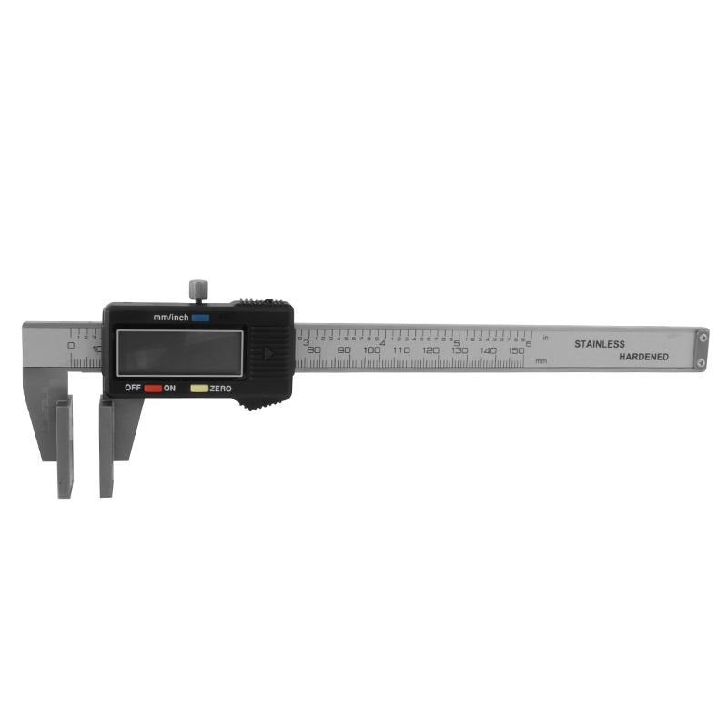 Digital skydelære 0–200 × 0,01 mm med 30 × 40 mm måleflader