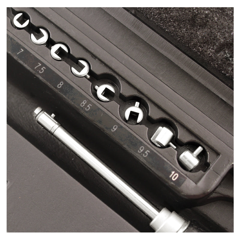 Cylindermåler 250–450 × 0,01 mm med måleur