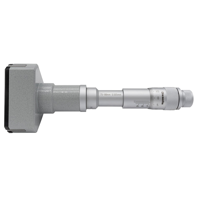 Indvendig 3-punkt mikrometer 75–88 mm inkl. forlænger og kontrolring