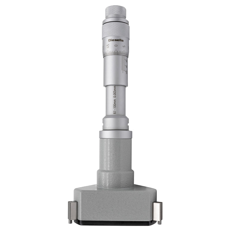 Indvendig 3-punkt mikrometer 87–100 mm inkl. forlænger og kontrolring