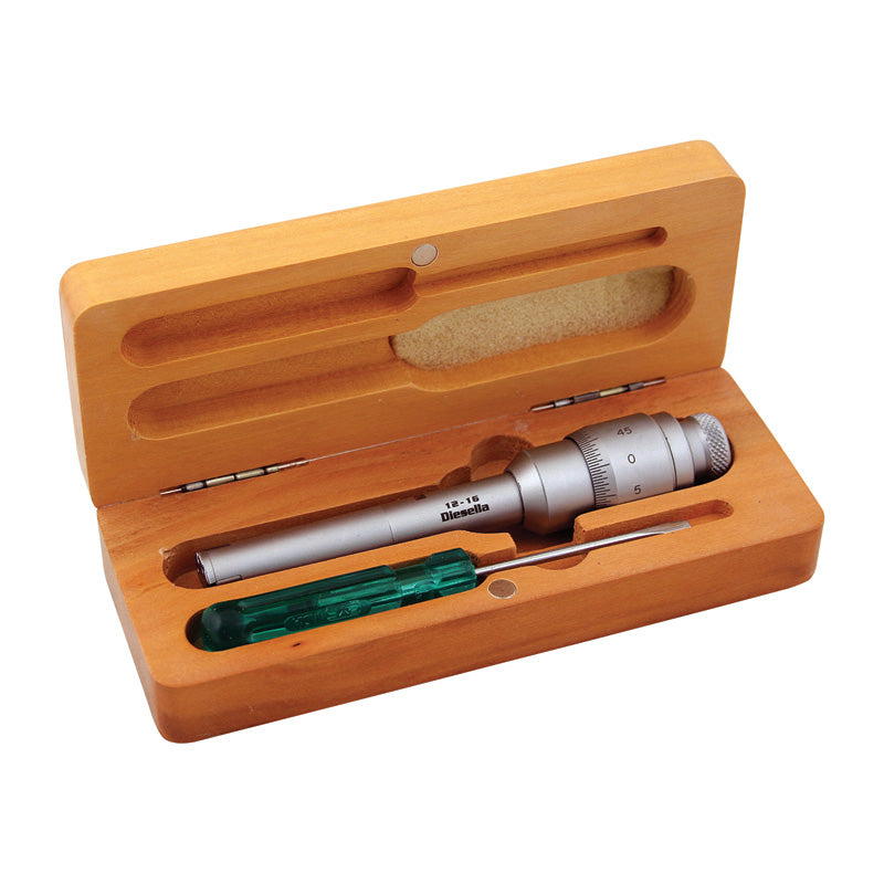 Indvendig 3-punkt mikrometer 12–16 mm (uden kontrolring)