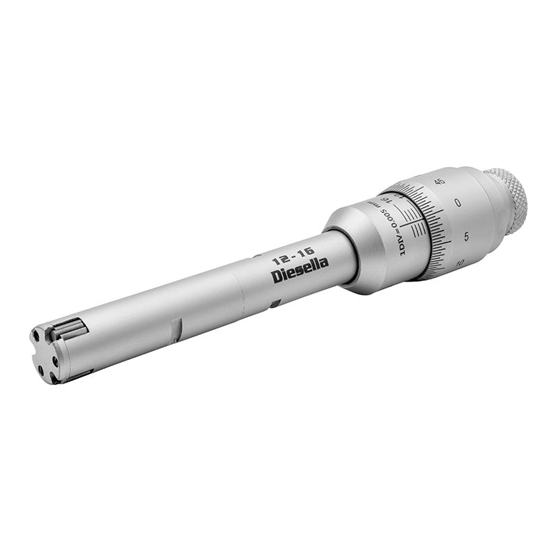Indvendig 3-punkt mikrometer 12–20 mm (inkl. kontrolringe og forlænger)