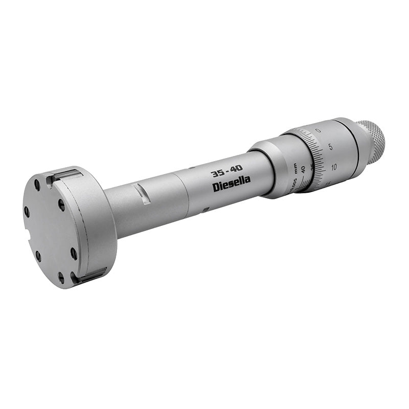 Indvendig 3-punkt mikrometer 20–40 mm (inkl. kontrolringe og forlænger)