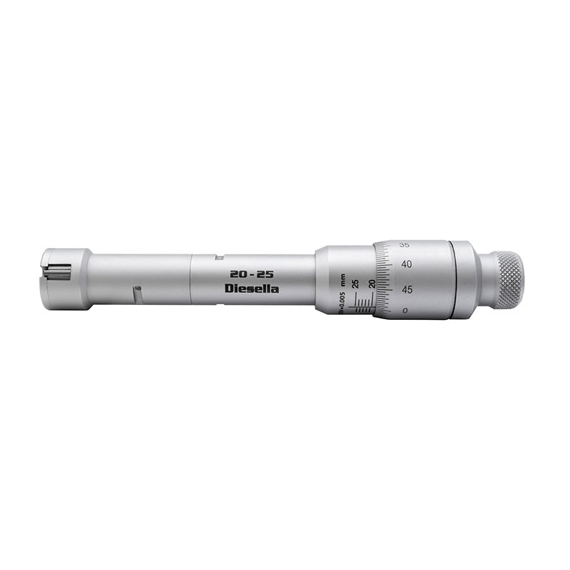 Indvendig 3-punkt mikrometer 20–40 mm (inkl. kontrolringe og forlænger)