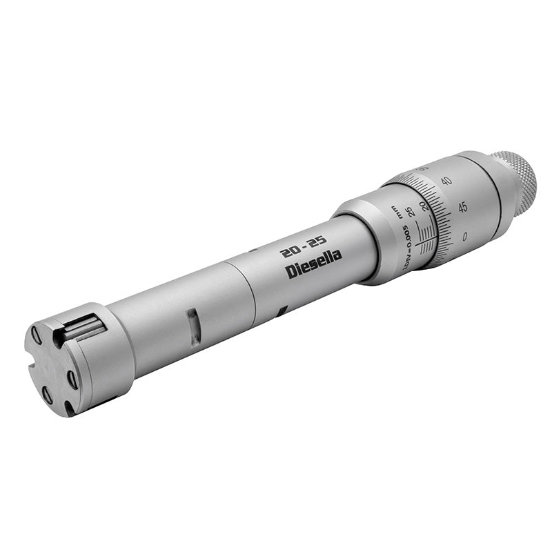 Indvendig 3-punkt mikrometer 20–40 mm (inkl. kontrolringe og forlænger)