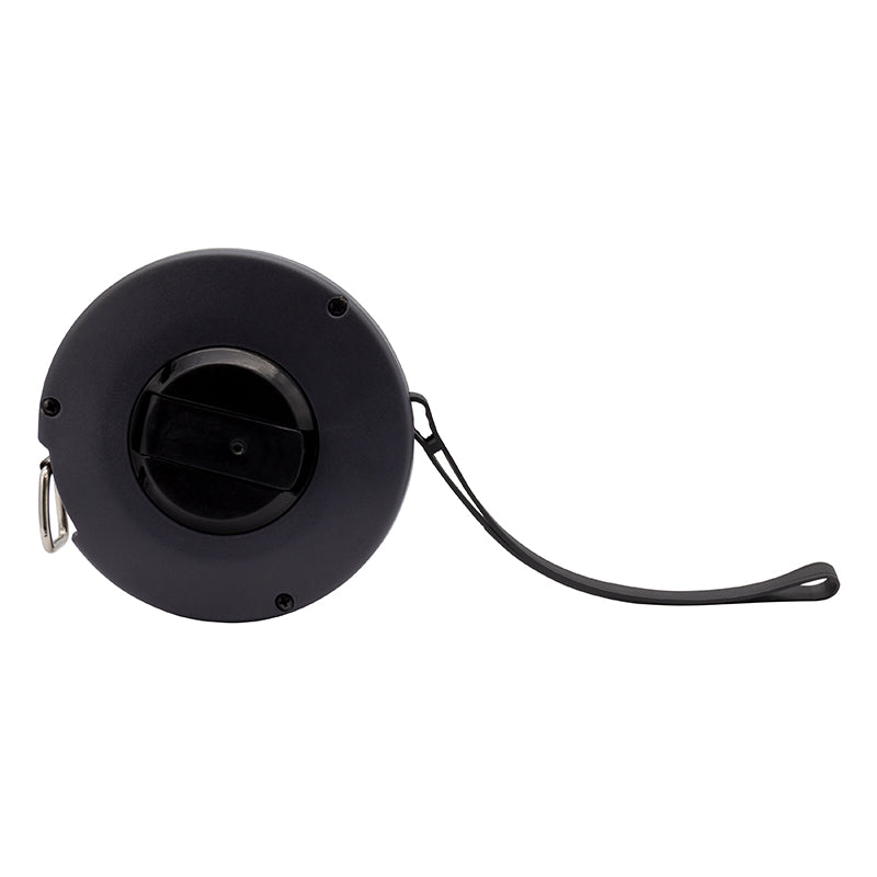 Båndmål 30 m × 10 mm stålbåndmål i lukket spolekassette
