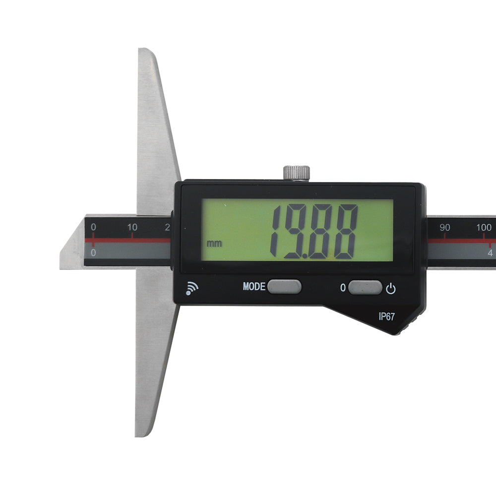 Digital dybdeskydelære 0–150 × 0,01 mm IP67 DIN862