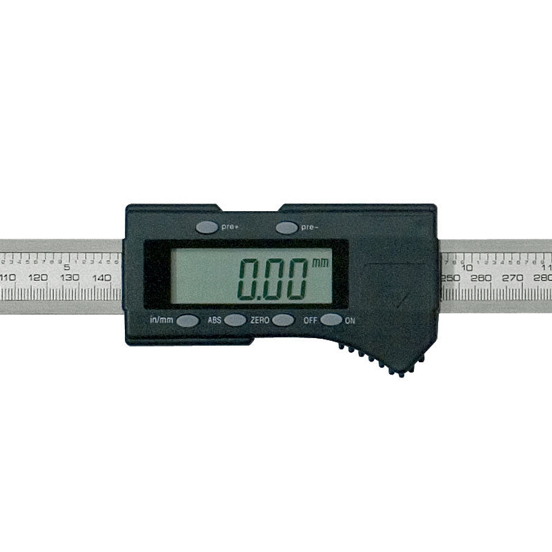 Digital indbygningsmålestav horisontal 0–500 mm × 0,01