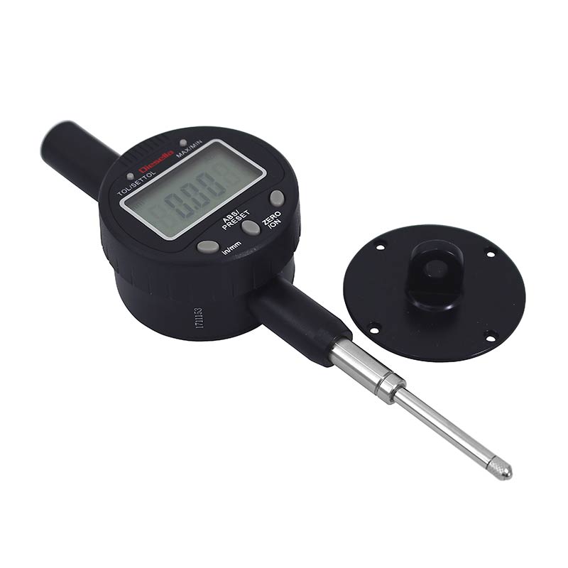 Digitalt måleur 0–25,4 × 0,01 mm med ABS/TOL/Min/Max funktion