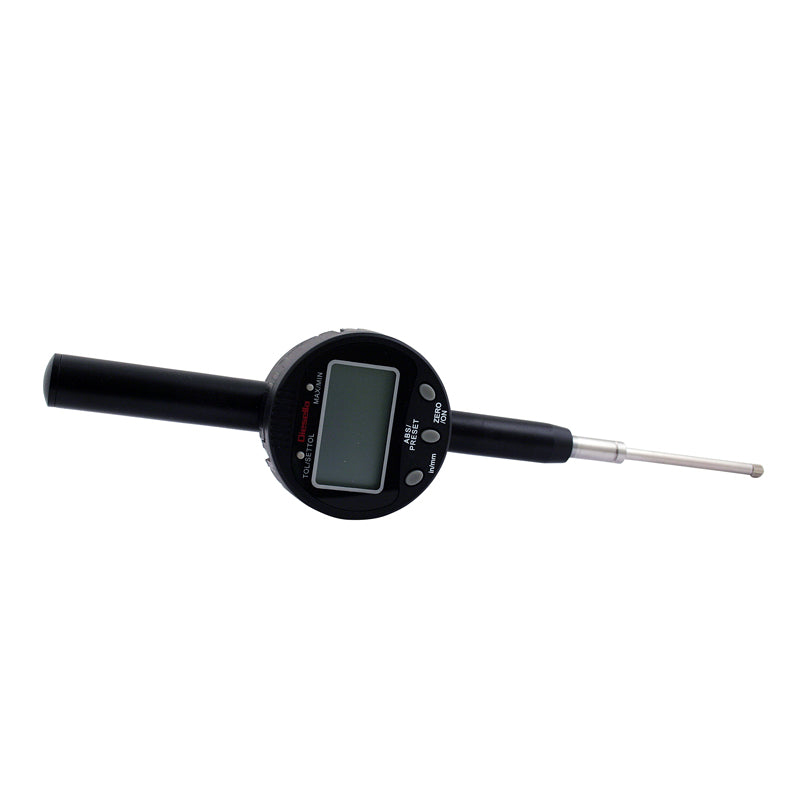 Digitalt måleur 0–50 × 0,01 mm med ABS/TOL/Min/Max funktion