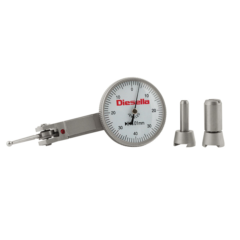 Vippeindikator 0,8 × 0,01 mm med 16 mm vippearm