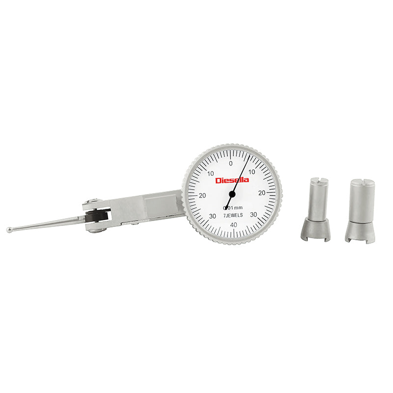 Vippeindikator 0–0,8 × 0,01 mm standard urskive med 25 mm vippearm