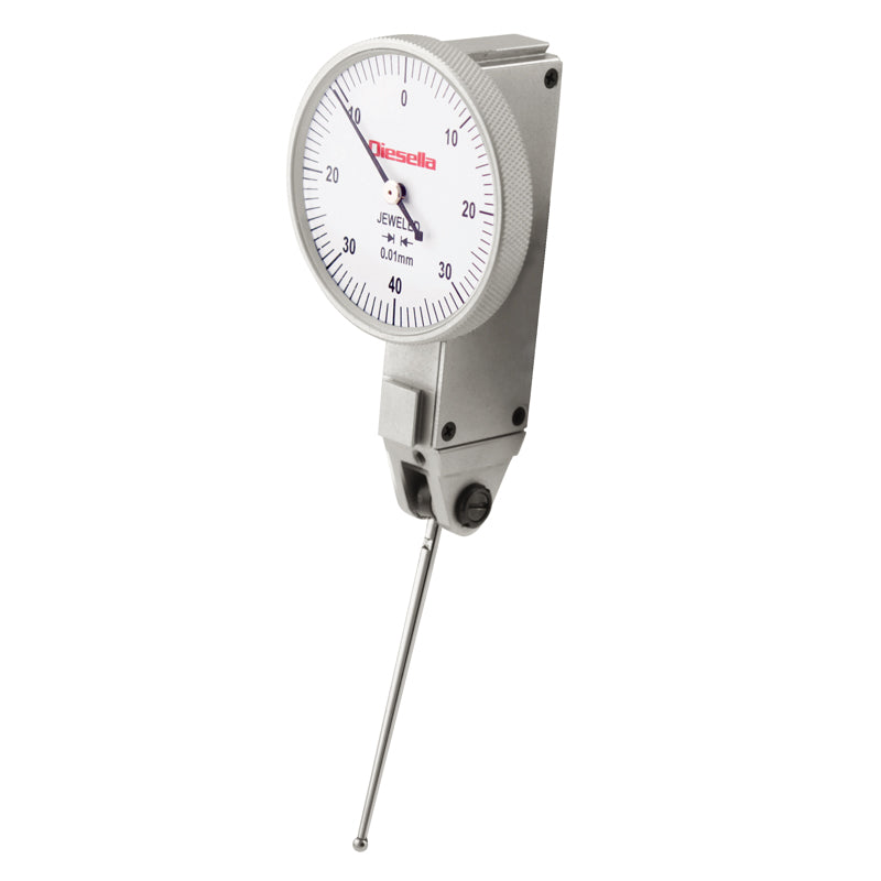 Vippeindikator 0,8 × 0,01 mm med 46,4 mm vippearm