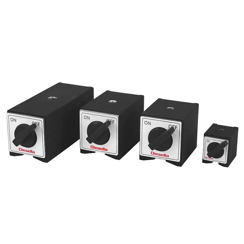 Magnetbase 30 kg med M5-gevind, on/off-magnet